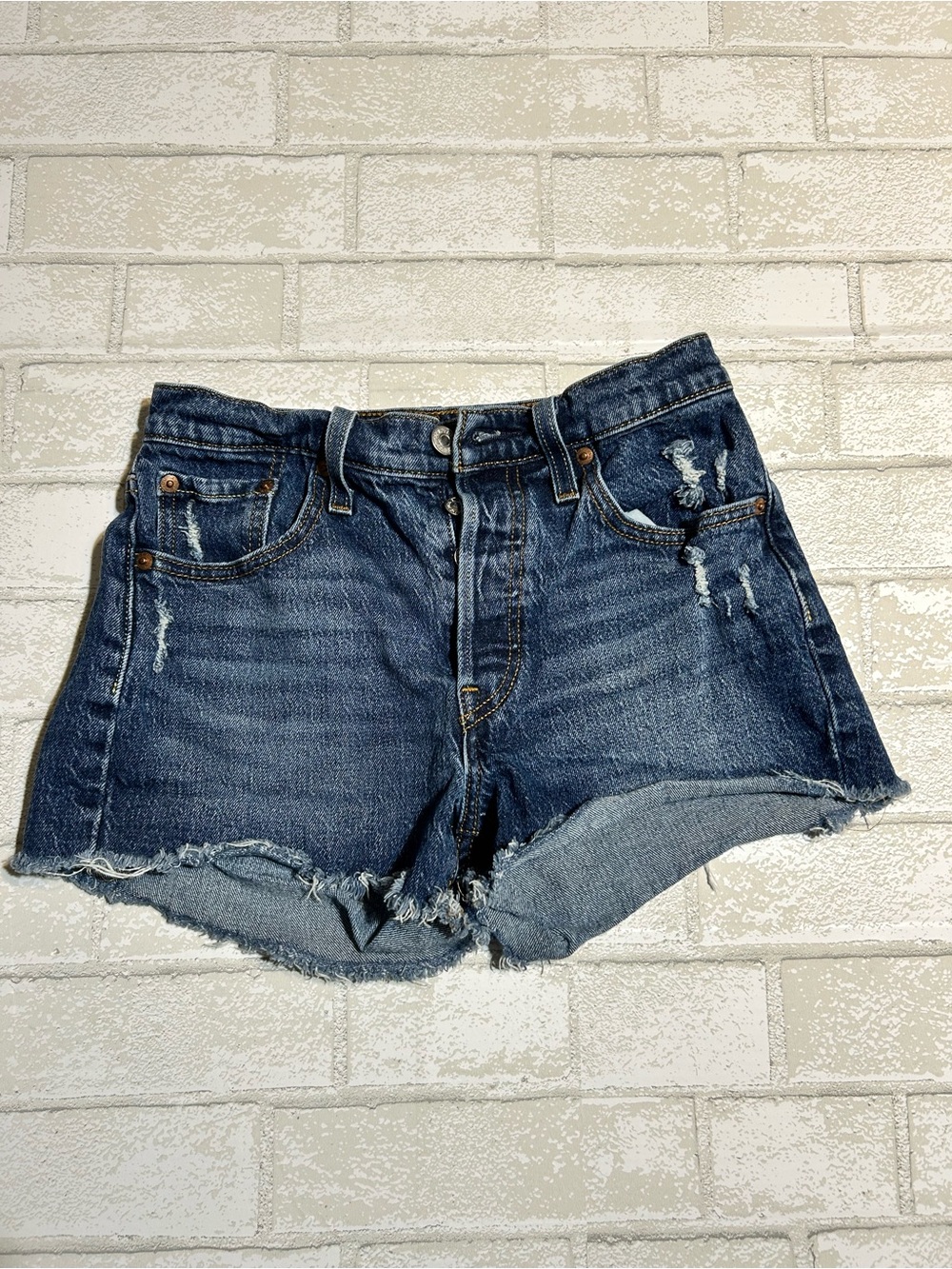 Levi’s 501 Button Fly Denim Shorts